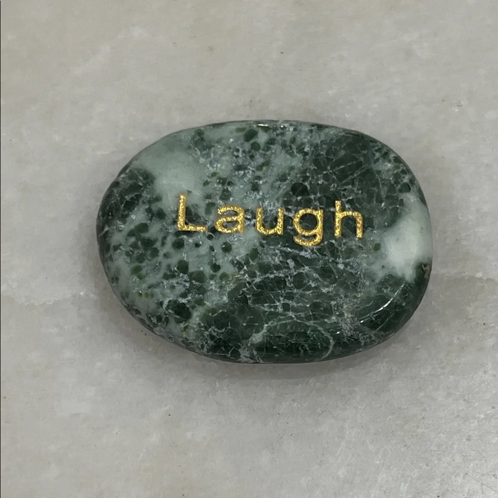 Set of Inspirational Stones with Gold Lettering